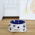 Wholesale Custom Logo Ceramic Pet Cat Dog Bowls